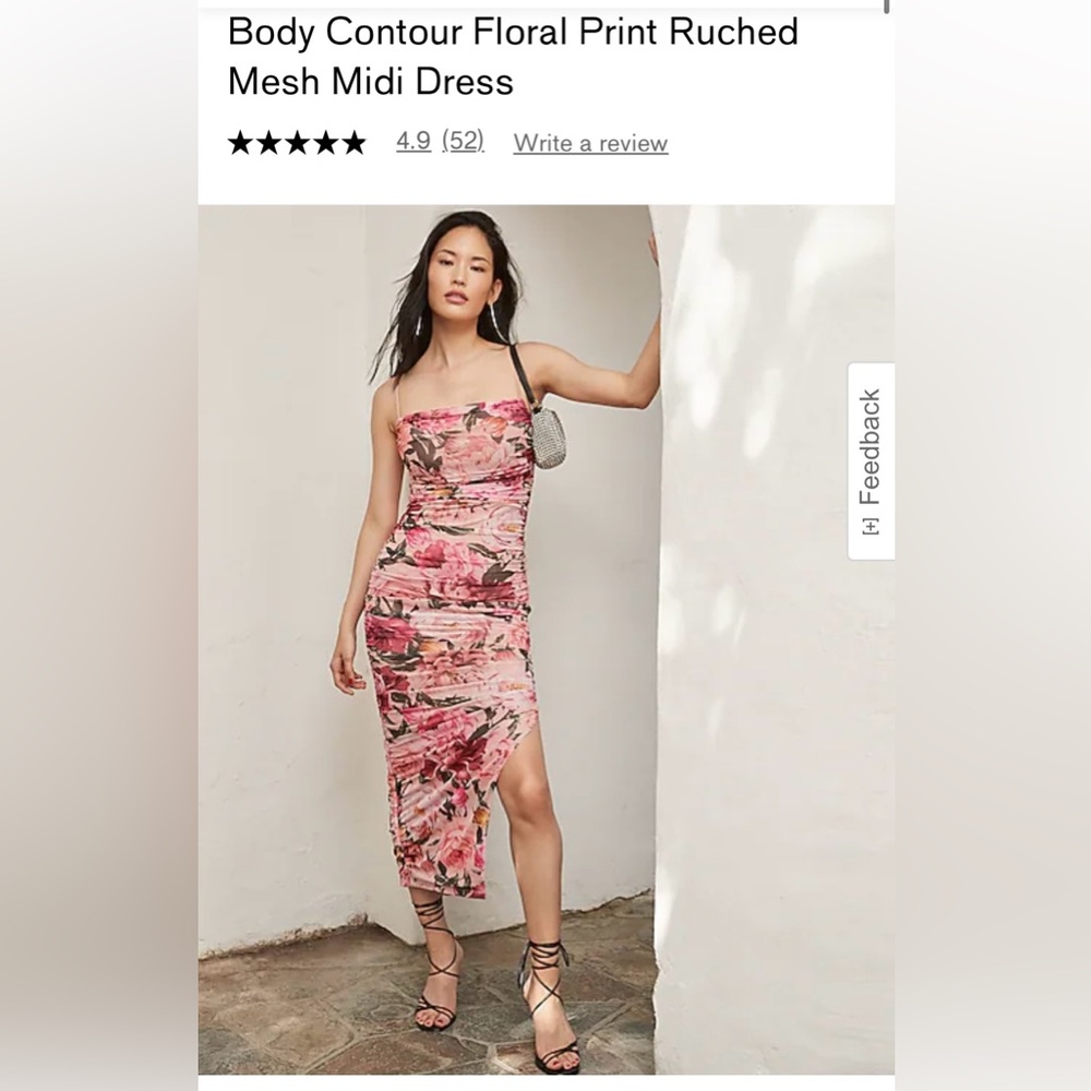 Floral midi dress